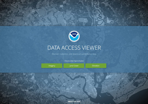 NOAA Digital Coast map