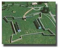aerial view of the fort