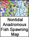 Nontidal Anadromous Fish Spawning Map