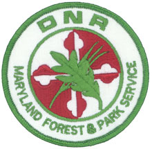 Left shoulder emblem of the combined Forest & Park Service (1978-1984)