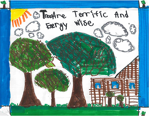 2017 Arbor Day Poster Contest 1st Place in Kent County: Sylas Merrell