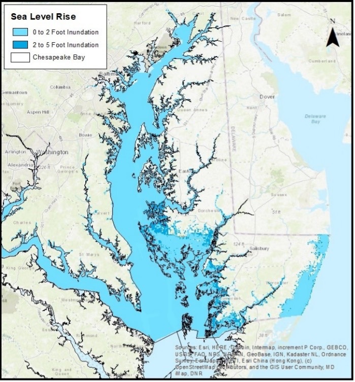 Sea Level Rise of Chesapeake Bay