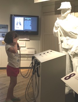 A child at the Gathland Museum