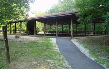 Shelter 702 at the Pickall area of Patapsco Valley State Park