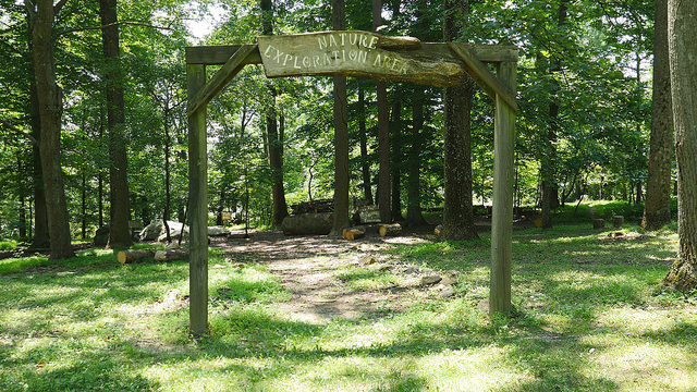 Entrance to Nature Exploration Center in Rocks State Park by Nathan Simms