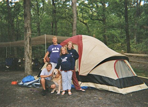 Campers at Rocky Gap State Park