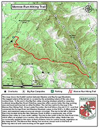 Small photo of the Monroe Run Trail  Map