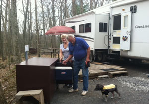 Deep Creek Lake bear proof storage areas