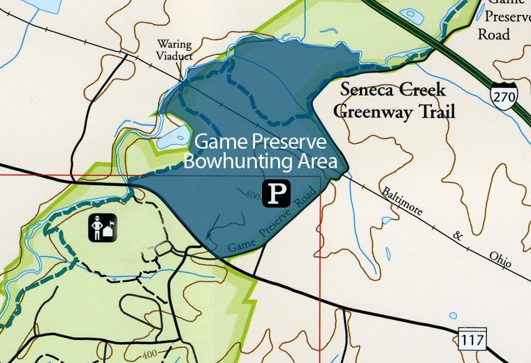 Detailed Map of the Game Preserve Hunting Area