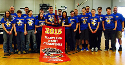 Clear Spring Highschool Archery Team - 2015 MD NASP Champions