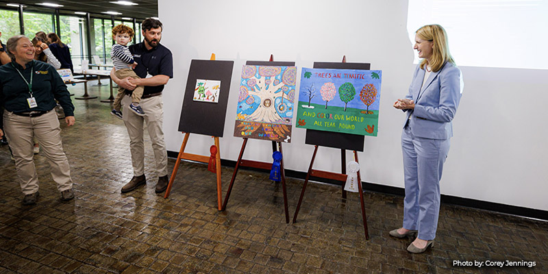 Carroll County Fifth Grader Wins Maryland Arbor Day Poster Contest – And 15 Trees for Piney Ridge Elementary School