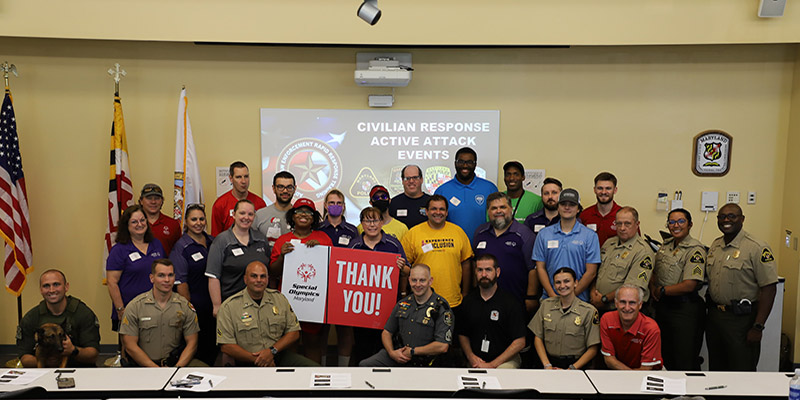 Natural Resources Police, Special Olympics Maryland Host Safety Training Event