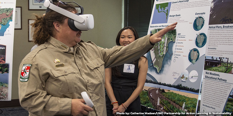 Using Virtual Reality, Students Help Visualize Climate Change Solutions at Point Lookout State Park
