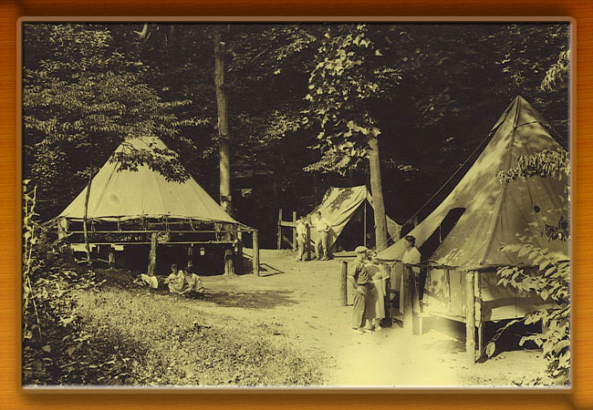 Hutzler's Camp on the Patapsco Forest Reserve
