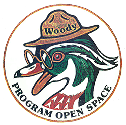 Program Open Space early logo: Woody the Duck