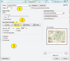 Step 2 to print maps