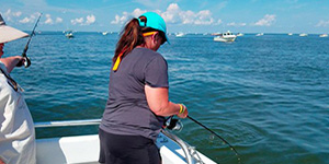 A worldwide charter booking service lists Maryland as the No. 2 fishing destination state. Fishing charters and guides introduce many new anglers to Maryland’s waters. Maryland Department of Natural Resources photo