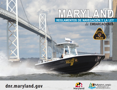 Cover of the Maryland State Requirements for Recreational Boating en Espanol