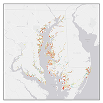 Coastal Community Flood Risk Areas Map