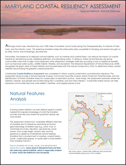 Maryland Coastal Resiliency Assessment Cover