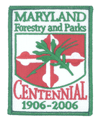 Maryland Foretry and Parks Centennial Patch