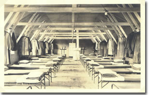 New Germany CCC Camp S-52, typical Barracks Interior, 1935