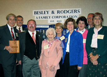 Besley & Rodgers family members group photo, Nov. 2005