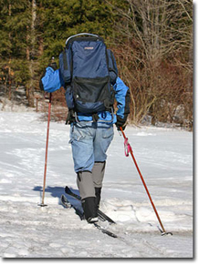 Cross Country Skier at New germany - 2007, photo by Jeffrey Coats