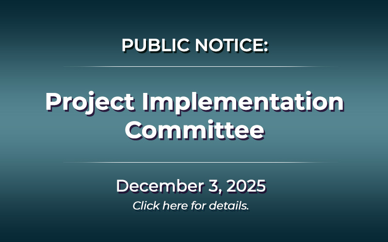 Project Implementation Committee – December 3, 2025