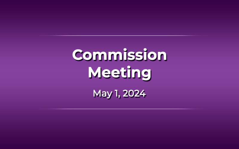 Commission Meeting - May 1, 2024