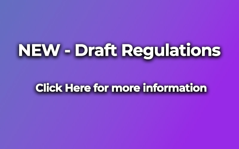 NEW - Draft Regulations