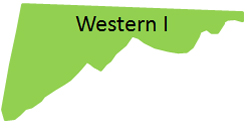 Inland Western I Region Map