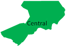 Inland Central Region Map 