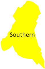 Inland Southern Region Map