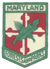 Left shoulder emblem of the Forest and Park Service (1941 - 1963)