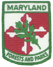 Left shoulder emblem of the Forest and Park Service (1965-1972)