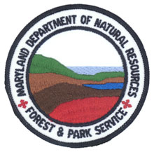Left shoulder emblem of the State Forest & Park Service (1991-2006)