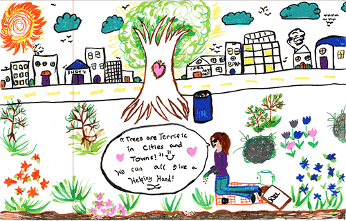 2015 Arbor Day Poster Contest 1st Place in Montgomery County - Hannah Siever