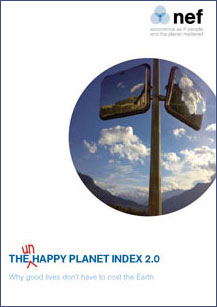 Cover of the Un-Happy planet index 2.0 report