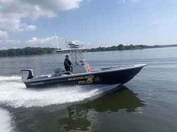 NRP Officer on the water