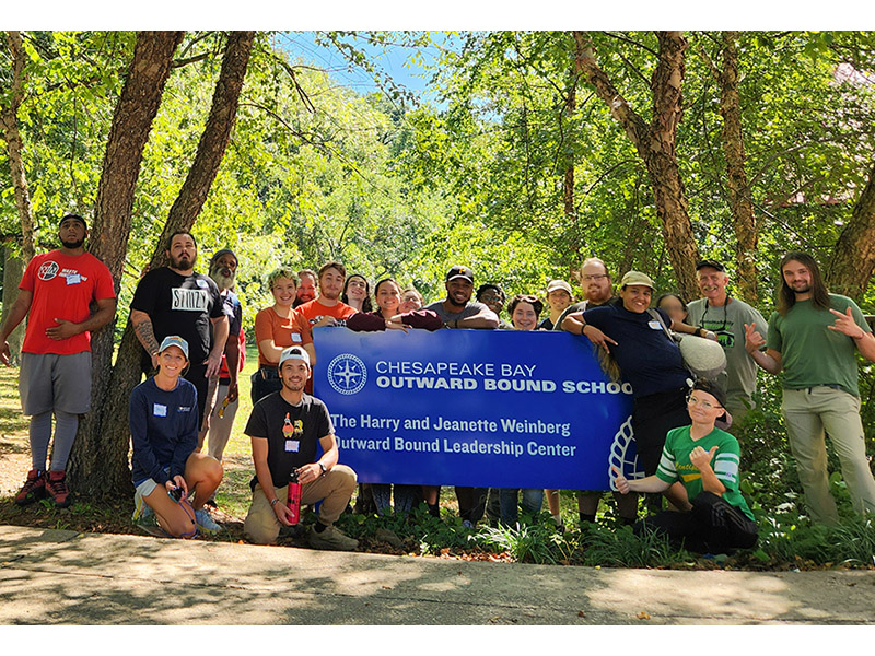 group in  Gwynns Falls-Leakin Park in Baltimore City