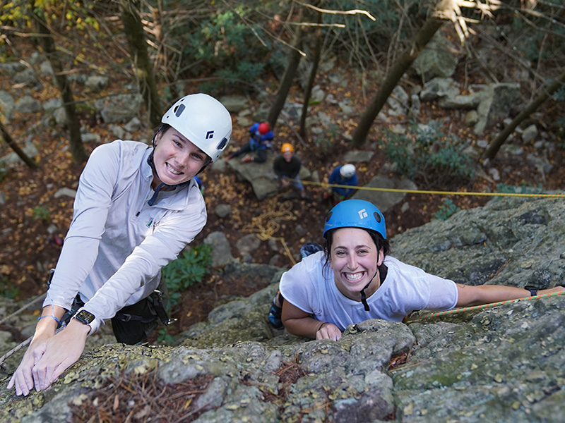 rock climbing