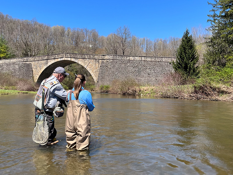 fly fishing slide