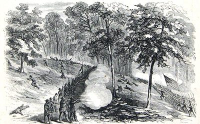 Illustration of Battle of Cramptons Gap