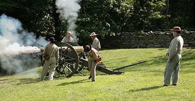 Cannon Firing Demonstration at Gathland State Park