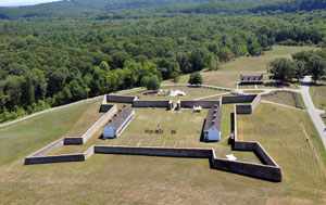 The fort at Fort Frederick State Park
