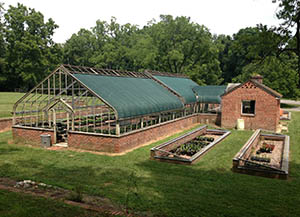 Native plant greenhouse at Rosaryville State Park