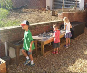 Table Play Area at Brown Memorial Weekday School