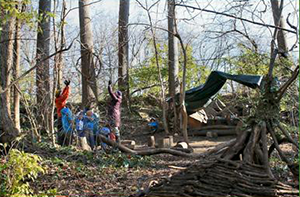 Outdoor Play Area at Waldorf in the Woods