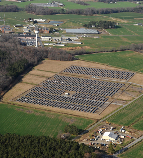 View of Univesity of Maryland - Eastern Shore - Solar
